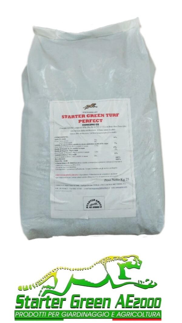 Concime granulare tappeto erboso TURF PERFECT  kg 25