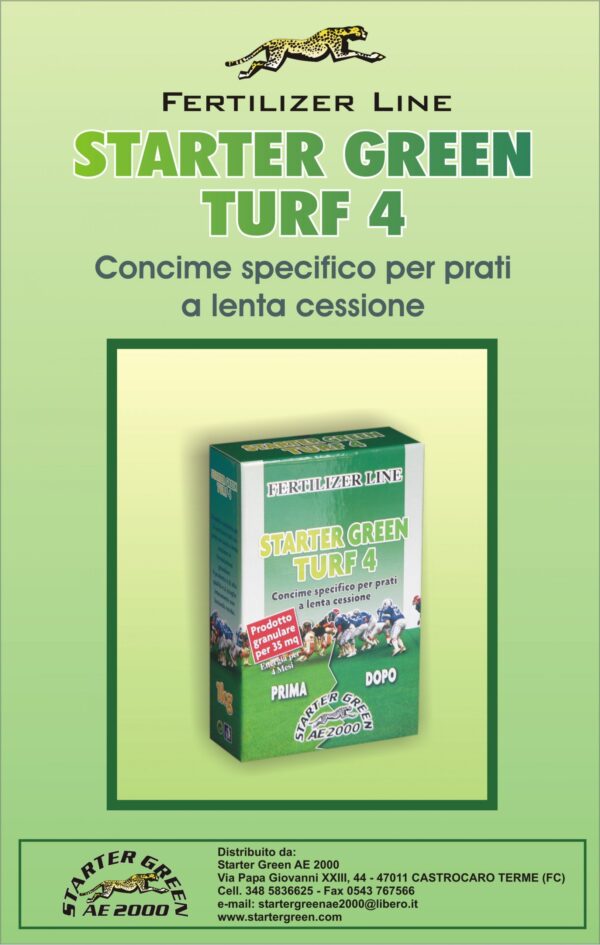 Concime granulare  prato  Turf 4 -  Kg 1 - immagine 2