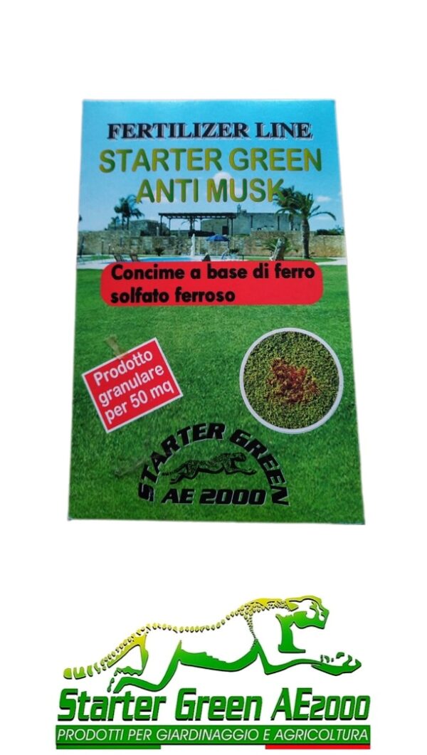Concime granulare contro il muschio  Antimusk  1 Kg