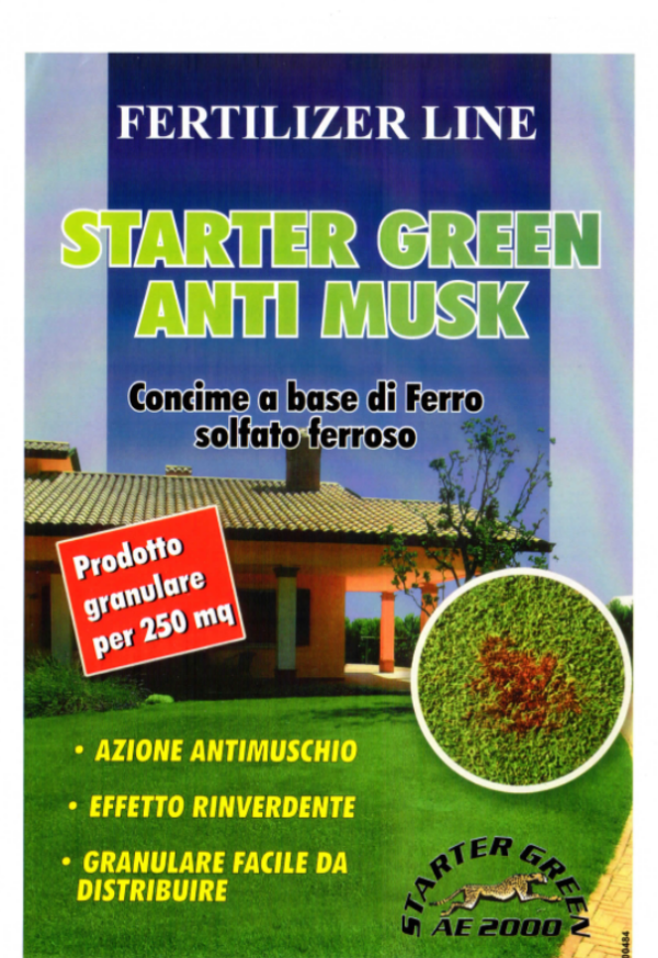 Concime granulare contro il muschio  Antimusk   5 Kg