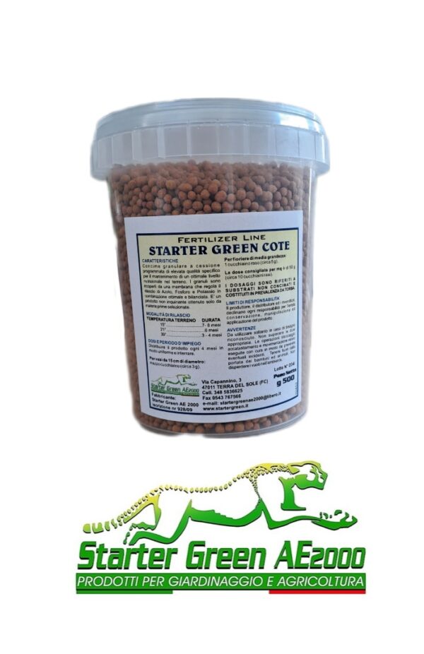 Concime granulare cessione programmata  Starter  Green Cote 500 gr